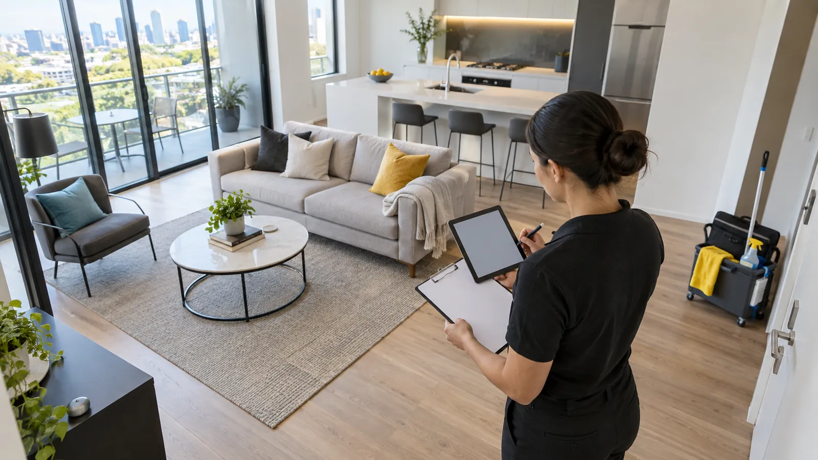 Top-down property cleaning scope for a Melbourne cleaning quote